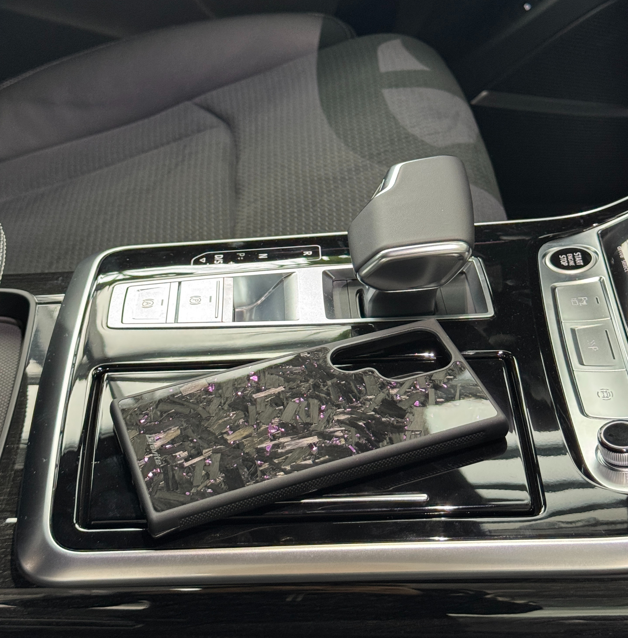 Forged Carbon Case with Purple Flakes for Samsung